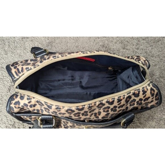 TOMMY HILFIGER WOMEN'S Leopard Print Handbag Purse - Picture 7 of 8
